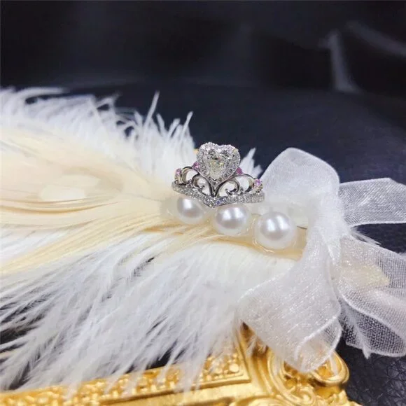 💥Prinecess Heart Shape Twisted Beautiful 925 Silver Plated for WomenUNVN12160 - Picture 9 of 9